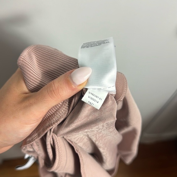 Athleta Brooklyn Textured Pant High Ankle Latte Grain Camo Pink Size 18 - Picture 8 of 14